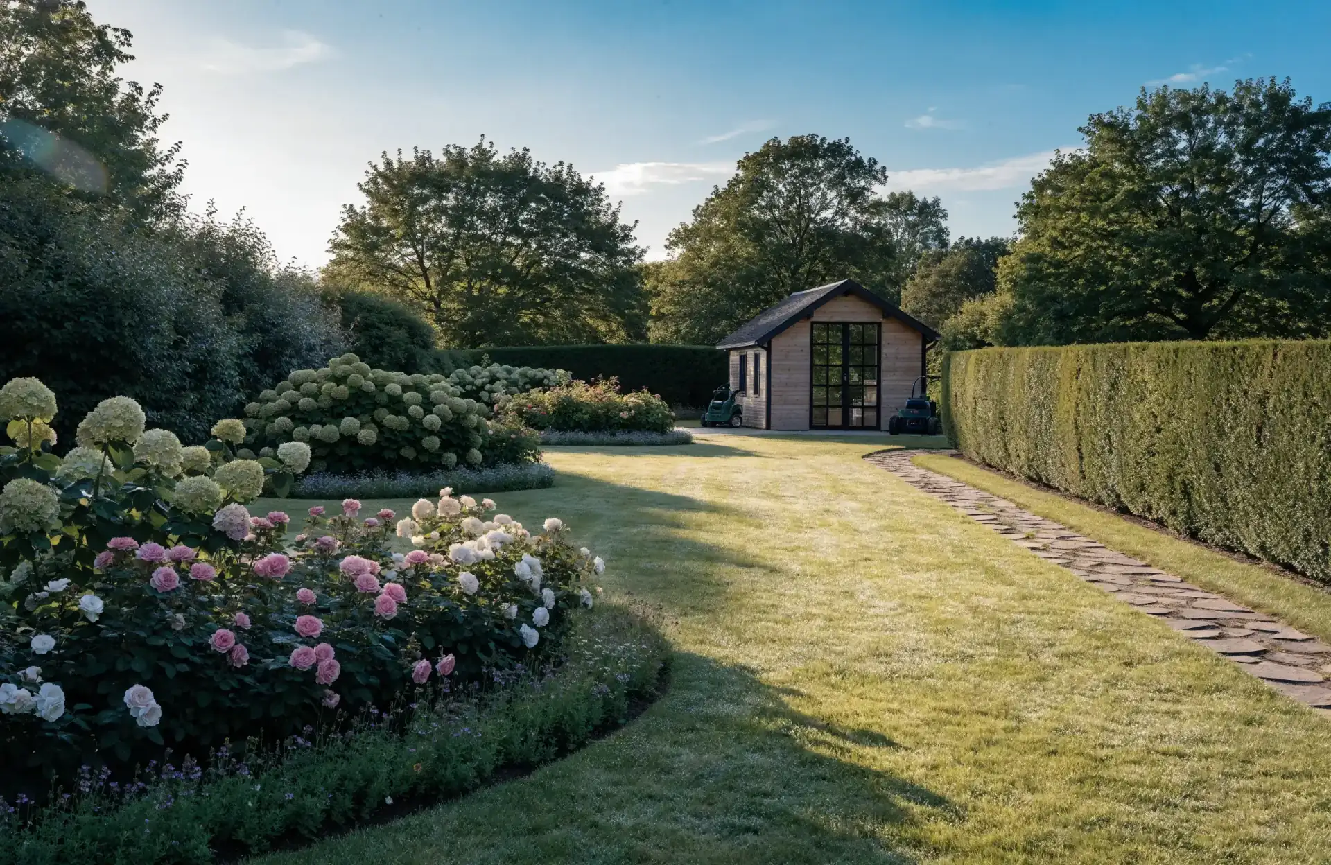 Jardin aménagé