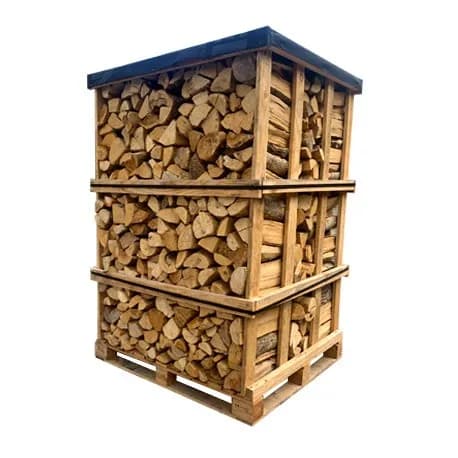 Mélange de bois durs — 1m — Palette de 2 stères — vue 1